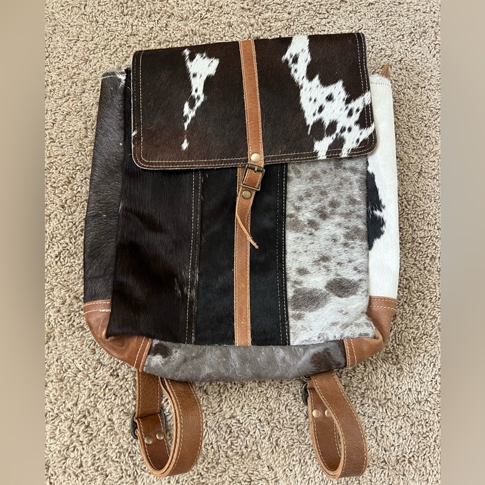 Myra Cowhide Leather Backpack